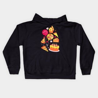 Pizza Party Kids Hoodie